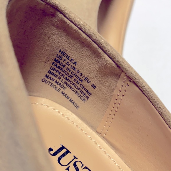 JustFab shoes! New never worn, US Size 7.5. UK 5.5 - Picture 3 of 3